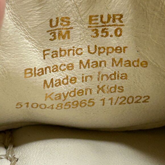 New Sam Edelman Kayden Kid Slingback Sandals Floral Embroidered Girls US 3M NWOB - Picture 8 of 8